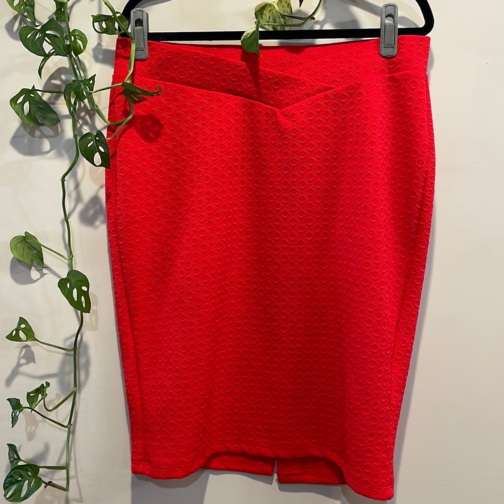 🍉 Sz XL SPIN PENCIL SKIRT